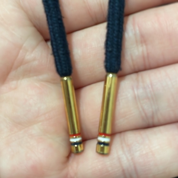 Navy thom browne navy sweat pants size 4=xl will fit m-l with gold detail - Picture 4 of 9